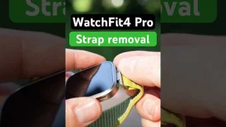 Huawei WATCH FIT 4 Pro - Strap Removal #huawei #huaweiwatch #shorts