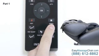 Infinity IT-8500 Plus Massage Chair - How To Use The Remote Control