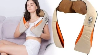 Электрический массажер для спины, плеч, шеи Массажная шаль с   АлиЭкспресс