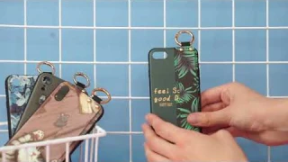 Чехол для iPhone "Feel so good" с ремешком