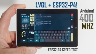 M5Stack Tab5 with Arduino IDE + LVGL: First UI Demo on ESP32-P4