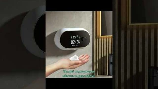 Автоматический дозатор мыла с сенсором, временем и температурой.#товарыдлядома #дозатормыла #дом