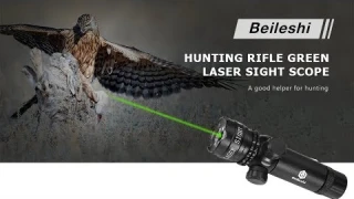 Beileshi Hunting Rifle Green Laser Sight Dot Scope with Rail Mount