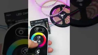 Подключение светодиодной ленты RGB через контроллер.