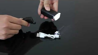 Велофонарь USB VISON BIKE для велосипеда самоката, мощная фара 200 люмен, светодиодный, аккумулятор