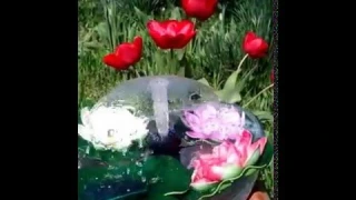 Фонтан  Грибок с LED подсветкой RGB