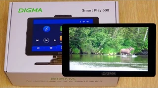 Автомобильный монитор Digma Smart Play 600 с камерой заднего вида. Отличный гаджет для автомобиля