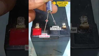 How to install an electrolytic condenser correctly #trend #electronictricks #tips #capacitor #tech