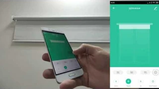 Рулонная штора Onviz WiFi Tuya Настройка шторы