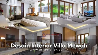 DESAIN INTERIOR RUMAH / VILLA MEWAH Ruang Keluarga, Ruang Makan, Kamar, Dapur @ Jawa Timur