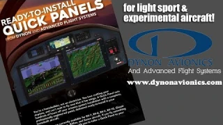 Quick Panel, Dynon ready to install Quick Panels for Light Sport and Experimental Aircraft.