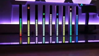 RGB лампа светодиодная с датчиком звука "Уровни музыки"