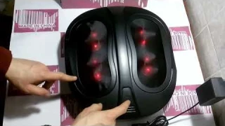 Электрический массажёр для ног с подогревом с AliExpress
