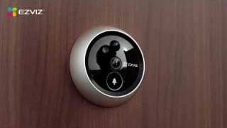 Video interfon Ezviz 1080P, DP2C, Argintiu