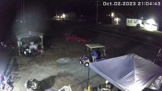 Dekco DC5L  ,Security camera with alarm . Review ￼ ( Golf Cart Stolen ) ￼10-2-23 Scott