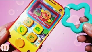 アンパンマン おもちゃアニメ❤おかあさんといっしょ でんわだいすき!はじめてスマートフォン♪おしゃべりでんわ 幼児 歌 音楽 レビュー動画 紹介動画