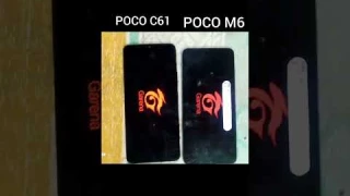 Poco C61 vs poco m6 📱mobile gaming test #gamingtest #short#gamingtestshorefeed