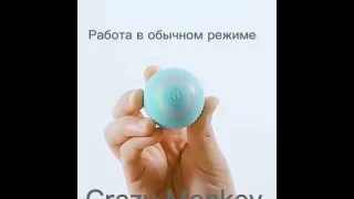 Crazy Monkey Игрушка для кошек и собак мячик интерактивный #детскиеигрушки #игрушкидлякошек