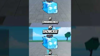 Ice v1 vs Ice v2 Showcase #bloxfruits #bloxfruit #roblox #dispecs