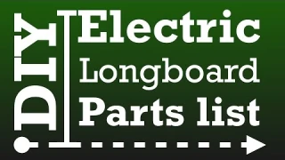 Detailed parts list to build a powerful 3.2kW DIY electric longboard