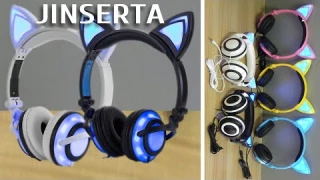 ИГРОВЫЕ НАУШНИКИ JINSERTA 2020  со светодиодной подсветкой
