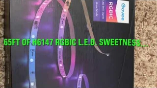 Govee model H6147 - 65ft RGBIC LED Light Strips