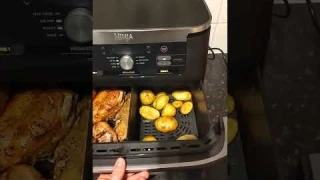 Ninja dual zone #airfryer #ninja #chicken