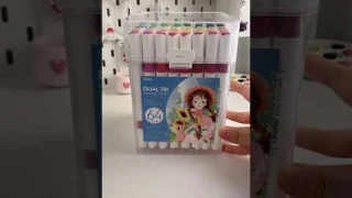 trying Ohuhu water-based brush markers #ohuhumarkers #markers