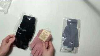 Перчатки с Алиэкспресс - женские, теплые, зимние, сенсорные (отзыв, обзор)