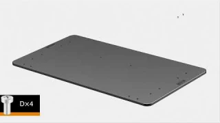 Ergomaker electric standing desk SM205  110cm