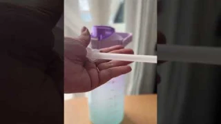 How to assemble straw of Skytone Gym Water Bottle