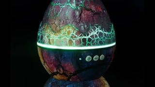 Ночник-проектор "Яйцо динозавра" с Bluetooth, эффект звездного неба и пульт управления