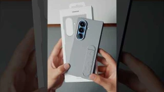 Galaxy Z Fold 7 Silicone Case Unboxing | Gray 🔥