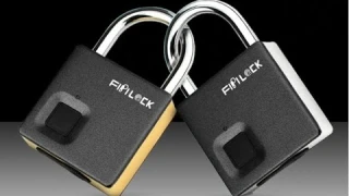 ⚡💥🔥 Умный навесной замок без ключа Fipilock работает по отпечатку пальца на Алиэкспресс