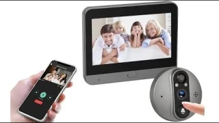 Беспроводной Wi-Fi видеодомофон дверной глазок Tuya Smart Video Doorbell ED-300PA