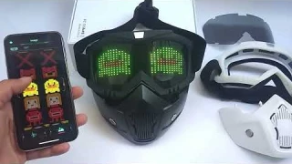 ✅ Программируемая светодиодная маска для лица с Алиэкспресс!