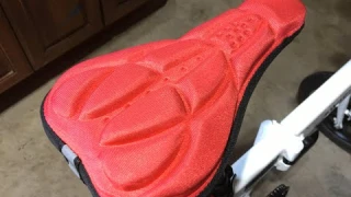 3D Comfortable Soft Saddle Pad Cushion Seat Cover for Any Bike Bicycle Saddles by Baorin and Tinffy