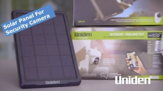 Uniden - App Cam SOLO Solar Panel