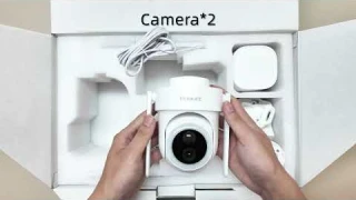 MUBILIFE M802-2PCS  4K Solar Security Camera Unboxing Video