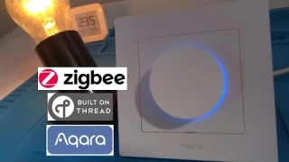 НОВИНКА! Умный настенный диммер Aqara H2 EU KD-R01D Dimmer Switch H2 Thread или Zigbee KD-R01D обзор