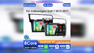 A must-have product! Hizpo  360 Camera 4G Carplay 4G 7862 AI Systems Android 13 Car Radio for Volk