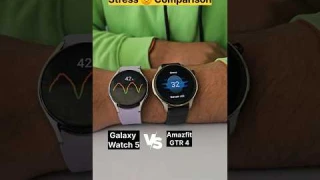Samsung Galaxy Watch 5 Vs Amazfit GTR 4 Stress Comparison #galaxywatch5 #amazfitgtr4