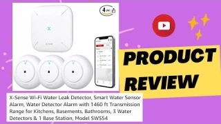 X Sense Wi Fi Water Leak Detector Product Review