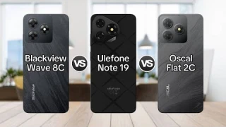 blackview wave 8c vs ulefone note 19 vs oscal flat 2c