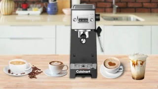 Cuisinart Espresso Bar Slim Espresso Machine Review! For Coffee Lovers