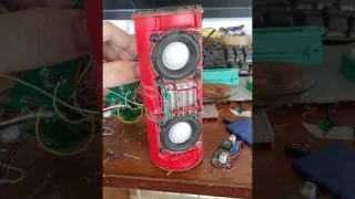 первый запуск. очень мощная доработка jbl flip 4