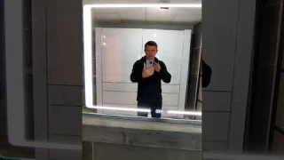 Зеркало с LED подсветкой и подогревом. Размер 70х90см