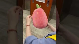 Strawberry Bunny Plush Toy | Reversible Carrot/ Strawberry Stuffed Animal