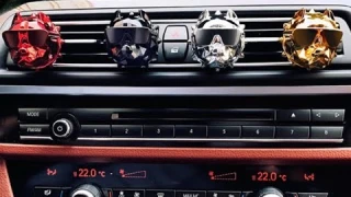 Автомобильный освежитель воздуха ароматический диффузор бульдог в очках на Алиэкспресс