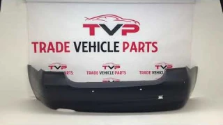 BMW 3 Series E90 Saloon 2005-2008 Rear Bumper Primed With Pdc